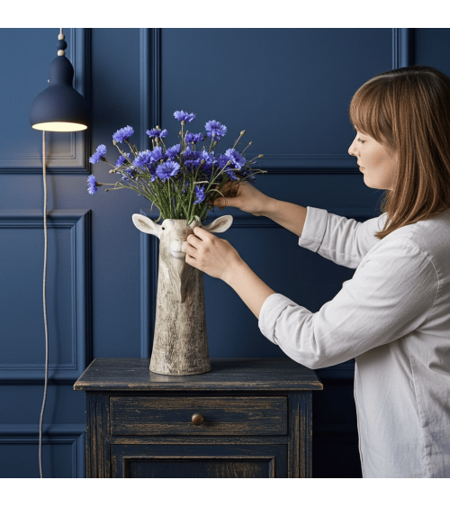 Capra Toggenburg - Vaso per fiori Quail Ceramics Quail Ceramics vasi eleganti per interni per fiori decorativi design kitator...