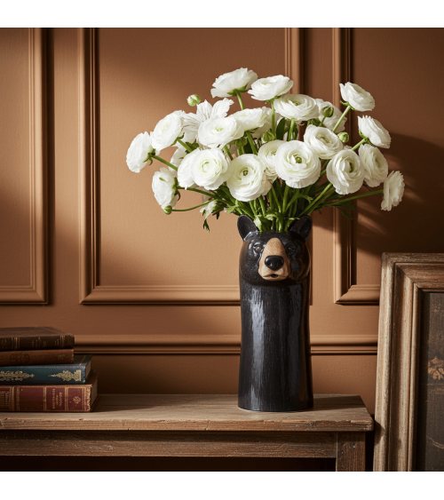 Flower Vase - Black Bear Quail Ceramics table flower living room vase kitatori switzerland