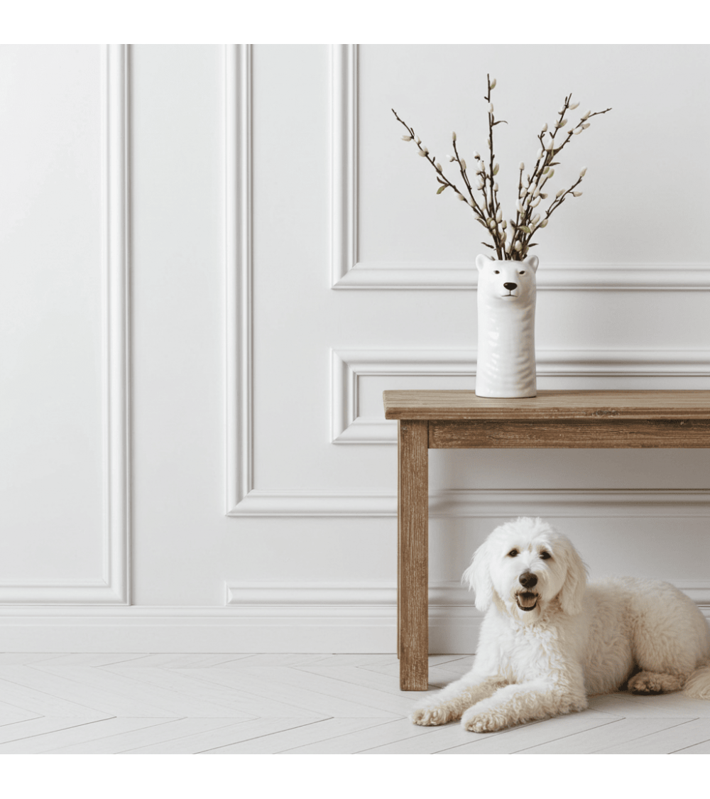 Flower Vase - Polar Bear Quail Ceramics table flower living room vase kitatori switzerland