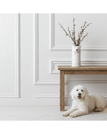 Flower Vase - Polar Bear Quail Ceramics table flower living room vase kitatori switzerland