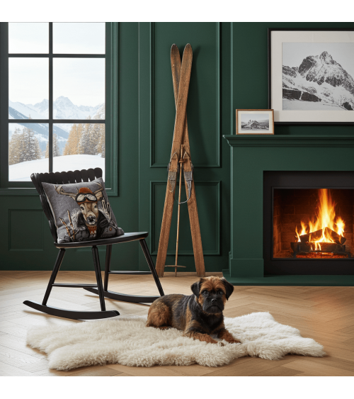 Hirsch - Bergdeko - Kissenbezug Yapatkwa zierkissen sofa deko kissen kaufen dekokissen sofakissen