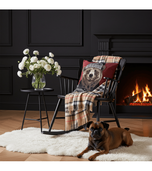 Orso di montagna - Copricuscini divano Yapatkwa cuscini decorativi per divano deco di lusso originale