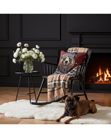 Orso di montagna - Copricuscini divano Yapatkwa cuscini decorativi per divano deco di lusso originale