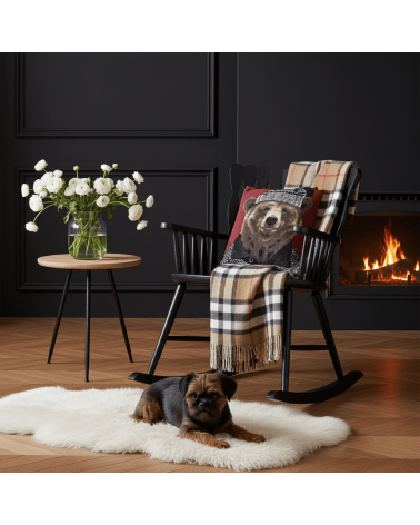 Orso di montagna - Copricuscini divano Yapatkwa cuscini decorativi per divano deco di lusso originale
