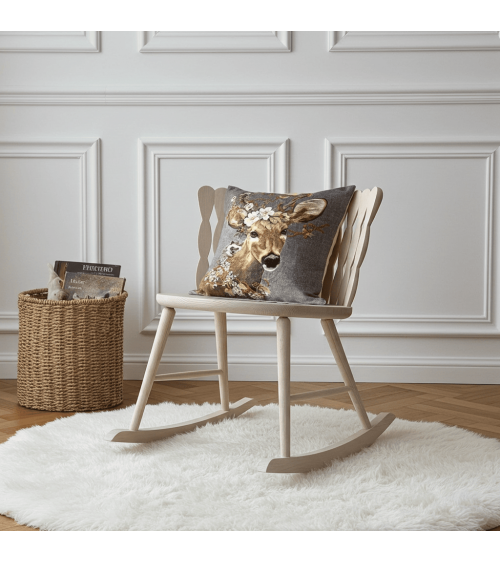 Stag and hedgehog - Cushion cover Yapatkwa decorative accent throw pillows cases sofa original