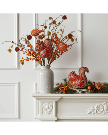 Eichhörnchen – Weihnachtsdeko aus besticktem Leinen Katie Larmour Linen Weihnachtsdekoration kaufen Weihnachtsbaum Deko Ideen...