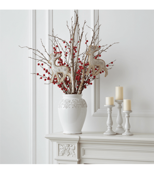 Rentier – Weihnachtsdeko aus besticktem Leinen Katie Larmour Linen Weihnachtsdekoration kaufen Weihnachtsbaum Deko Ideen 2024...