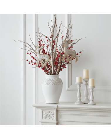 Rentier – Weihnachtsdeko aus besticktem Leinen Katie Larmour Linen Weihnachtsdekoration kaufen Weihnachtsbaum Deko Ideen 2024...
