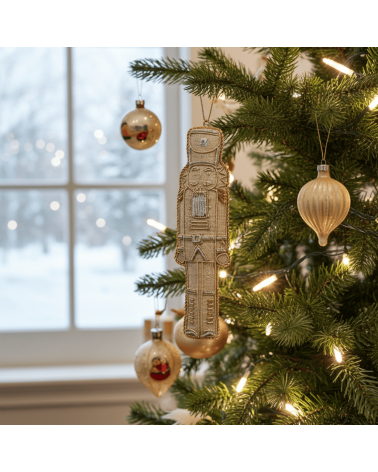 Nussknacker – Weihnachtsdeko aus besticktem Leinen Katie Larmour Linen Weihnachtsdekoration kaufen Weihnachtsbaum Deko Ideen ...