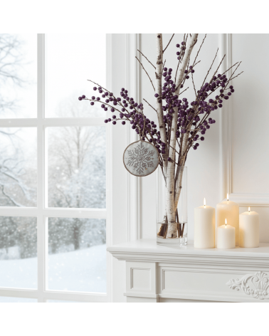 Nussknacker-Schneeflocke – Weihnachtsdeko aus besticktem Leinen Katie Larmour Linen Weihnachtsdekoration kaufen Weihnachtsbau...