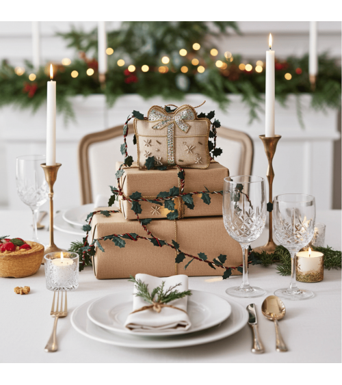 Geschenk – Weihnachtsdeko aus besticktem Leinen Katie Larmour Linen Weihnachtsdekoration kaufen Weihnachtsbaum Deko Ideen 202...
