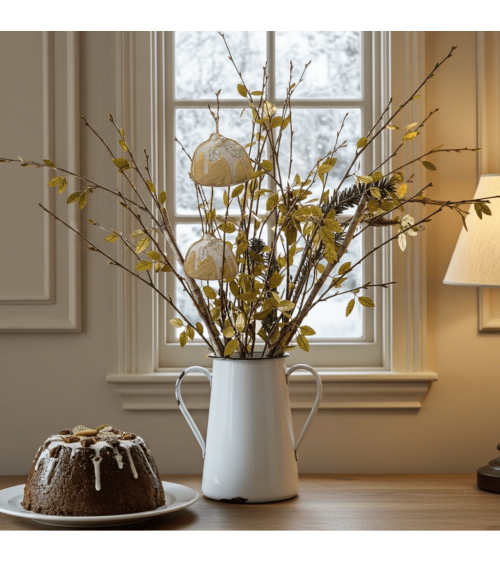 Pudding – Weihnachtsdeko aus besticktem Leinen Katie Larmour Linen Weihnachtsdekoration kaufen Weihnachtsbaum Deko Ideen 2024...