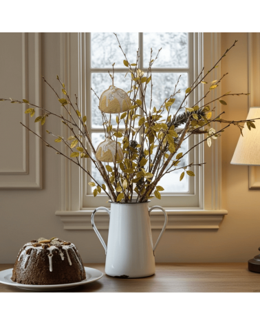 Pudding – Weihnachtsdeko aus besticktem Leinen Katie Larmour Linen Weihnachtsdekoration kaufen Weihnachtsbaum Deko Ideen 2024...
