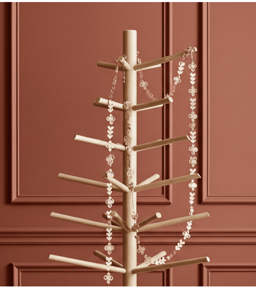 FOLK ornaments terra & green - traditional paper decoration Jurianne Matter original kitatori switzerland