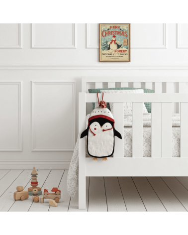 Pete le pingouin - Botte, chaussette de Noël pour cheminée Sew Heart Felt decoration noel decor déco de noel 2024 maison fait...