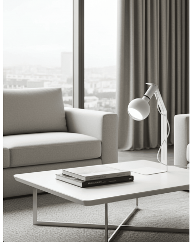 Koso - matt white - design table lamp FILOTTO light for living room bedroom kitchen original designer