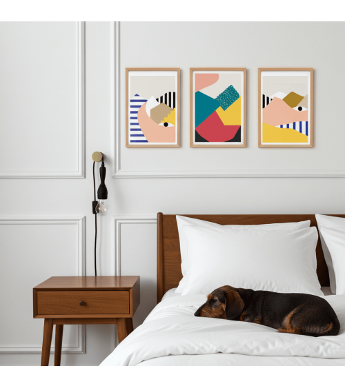 Oeil et ville - Poster Depeapa mural affiche posters muraux design deco salon cuisine chambre enfant