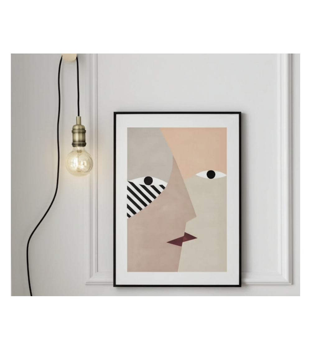 Baiser - Poster Depeapa mural affiche posters muraux design deco salon cuisine chambre enfant
