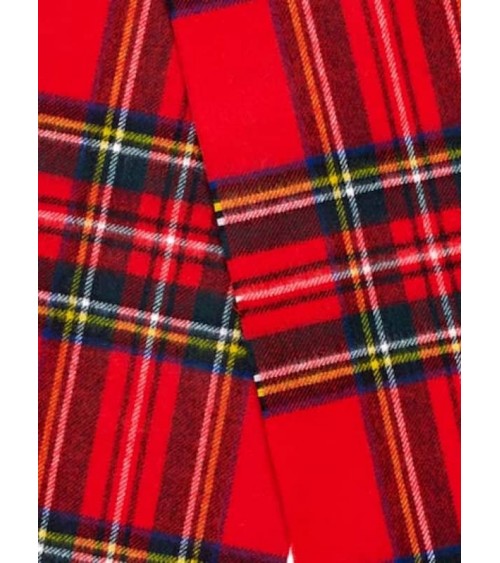 Mini Ruana Tartan ROYAL STEWART - Merino wool poncho Bronte by Moon cape warm winter elegant for women kitatori switzerland