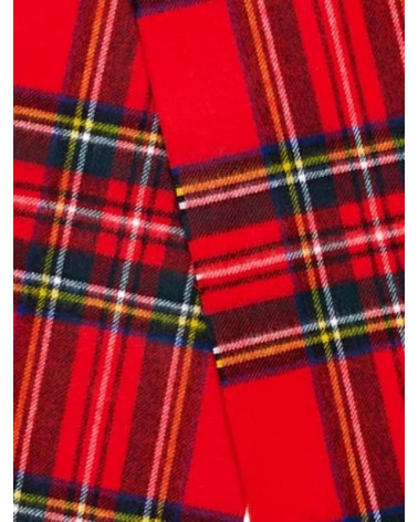Mini Ruana Tartan ROYAL STEWART - Merino wool poncho Bronte by Moon cape warm winter elegant for women kitatori switzerland