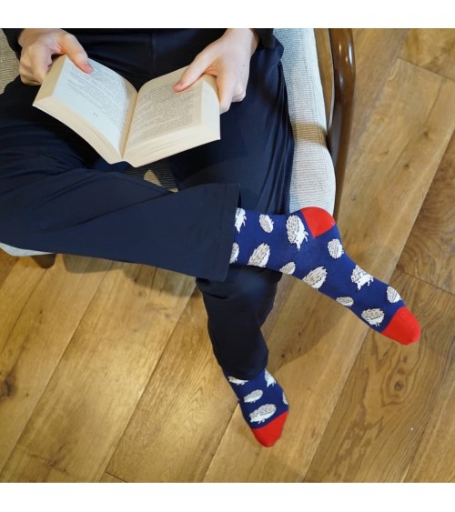 Save the Hedgehogs - Bamboo Socks Bare Kind funny crazy cute cool best pop socks for women men