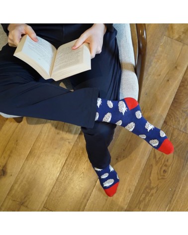 Save the Hedgehogs - Bamboo Socks Bare Kind funny crazy cute cool best pop socks for women men
