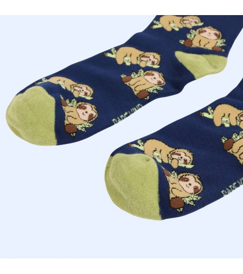 Save the Sloths - Bamboo Socks Bare Kind funny crazy cute cool best pop socks for women men