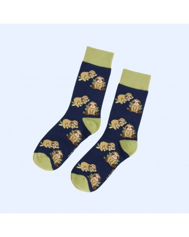 Save the Sloths - Bamboo Socks Bare Kind funny crazy cute cool best pop socks for women men