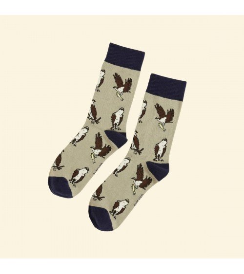 Rettet der Fischadler - Bambus Socken Bare Kind socke kuschelsocken für damen lustig herren farbige coole socken
