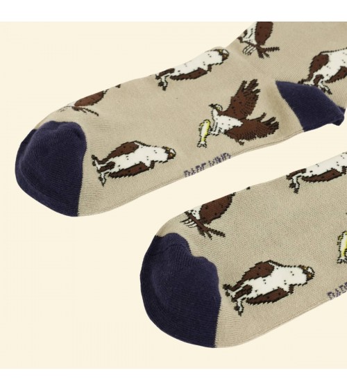 Save the Osprey - Bamboo Socks Bare Kind funny crazy cute cool best pop socks for women men
