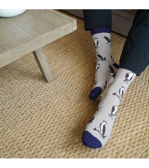 Save the Osprey - Bamboo Socks Bare Kind funny crazy cute cool best pop socks for women men