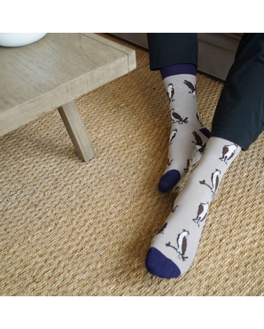 Save the Osprey - Bamboo Socks Bare Kind funny crazy cute cool best pop socks for women men