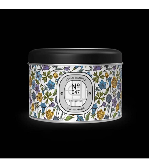 N°47 Edelweiss - Natürliche Duftkerze mit Sojawachs Beste Natürliche Duftkerzen im glas kaufen