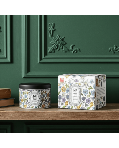 N°47 Edelweiss - Natürliche Duftkerze mit Sojawachs Beste Natürliche Duftkerzen im glas kaufen