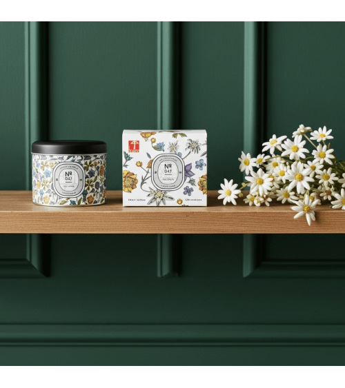 N°47 Edelweiss - Natürliche Duftkerze mit Sojawachs Beste Natürliche Duftkerzen im glas kaufen