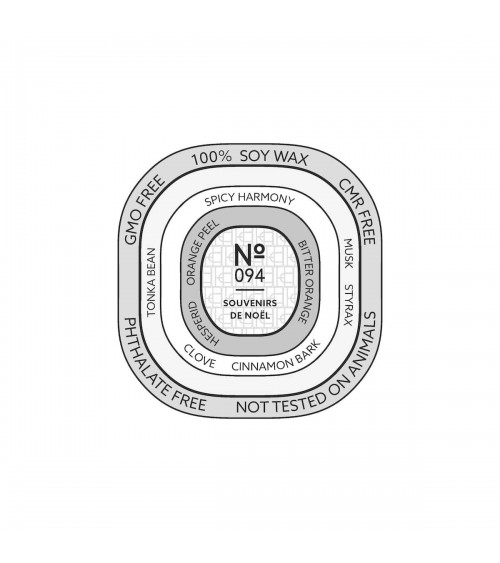 N°94 - Souvenirs De Noël - Candela profumata naturale artigianale migliori candele profumate artigianali particolari