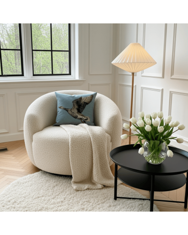 Oie sauvage - Housse de coussin pour canapé Yapatkwa coussins décoratifs pour canapé salon deco original suisse