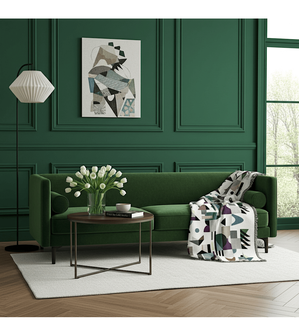 Space Odyssey - Woven cotton blanket House of Hopstock best cozy soft throws and blankets for sofa