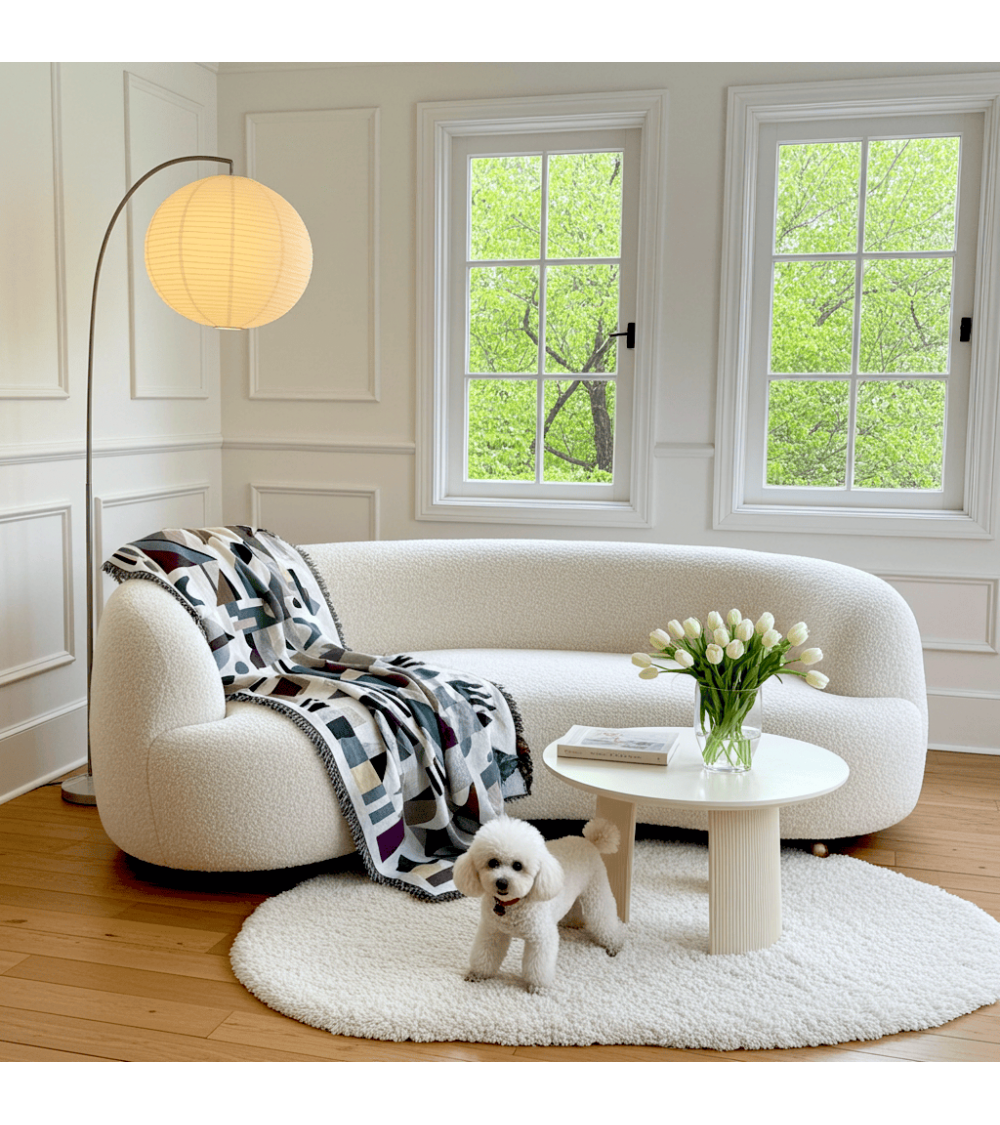 Space Odyssey - Woven cotton blanket House of Hopstock best cozy soft throws and blankets for sofa