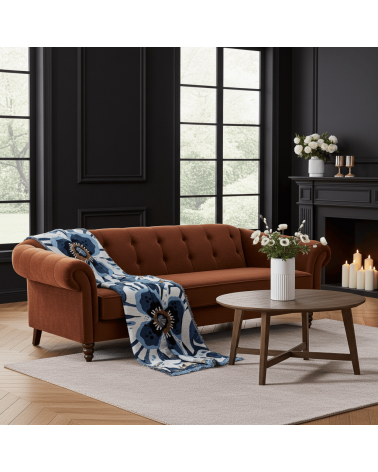 Deadly Bloom Hypnos - Decke aus Baumwolle House of Hopstock Sofa Kuscheldecke Bettdecke Tagesdecke Wohndecke kaufen Schweiz