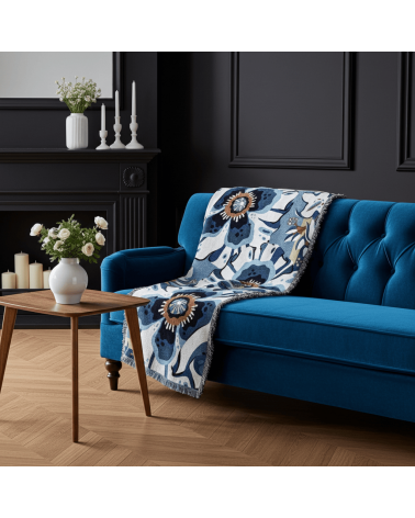 Deadly Bloom Hypnos - Decke aus Baumwolle House of Hopstock Sofa Kuscheldecke Bettdecke Tagesdecke Wohndecke kaufen Schweiz