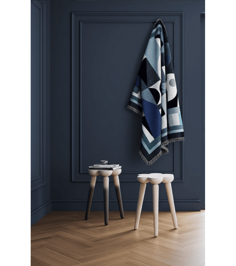 Space Odyssey Neptune - Plaid en coton House of Hopstock plaide pour canapé plaid cocooning couverture douce suisse