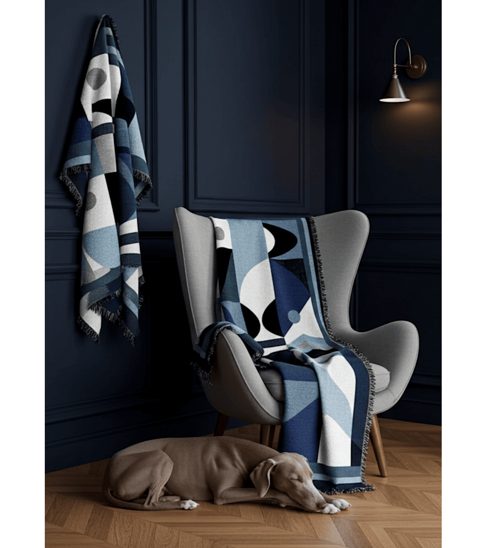 Space Odyssey Neptune - Kuscheldecke aus Baumwolle House of Hopstock Sofa Kuscheldecke Bettdecke Tagesdecke Wohndecke kaufen ...