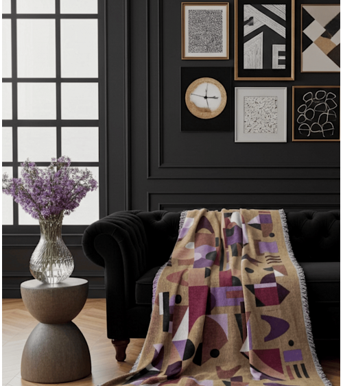 Space Odyssey Mars - Decke aus Baumwolle House of Hopstock Sofa Kuscheldecke Bettdecke Tagesdecke Wohndecke kaufen Schweiz