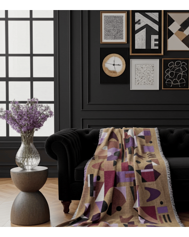 Space Odyssey Mars - Decke aus Baumwolle House of Hopstock Sofa Kuscheldecke Bettdecke Tagesdecke Wohndecke kaufen Schweiz
