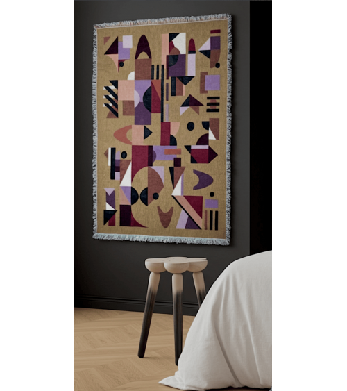 Space Odyssey Mars - Decke aus Baumwolle House of Hopstock Sofa Kuscheldecke Bettdecke Tagesdecke Wohndecke kaufen Schweiz