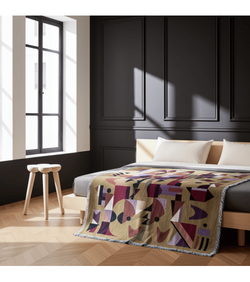 Space Odyssey Mars - Decke aus Baumwolle House of Hopstock Sofa Kuscheldecke Bettdecke Tagesdecke Wohndecke kaufen Schweiz