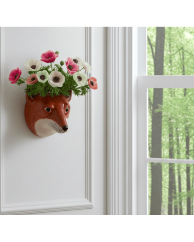 Volpe - Piccolo vaso da parete Quail Ceramics vasi eleganti per interni per fiori decorativi design kitatori svizzera