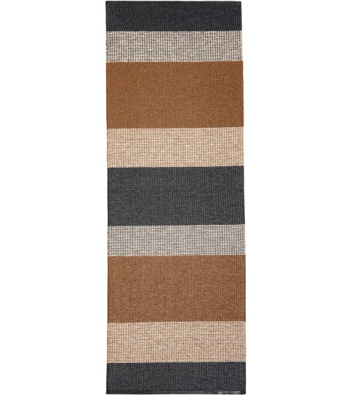 Tapis Vinyle - SEASONS Cacao Brita Sweden tapis scandinave en vinyle lavable en machine de cuisine exterieur salon couloir