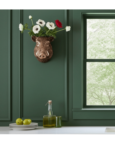 Wall Vase - Wild Boar Quail Ceramics table flower living room vase kitatori switzerland